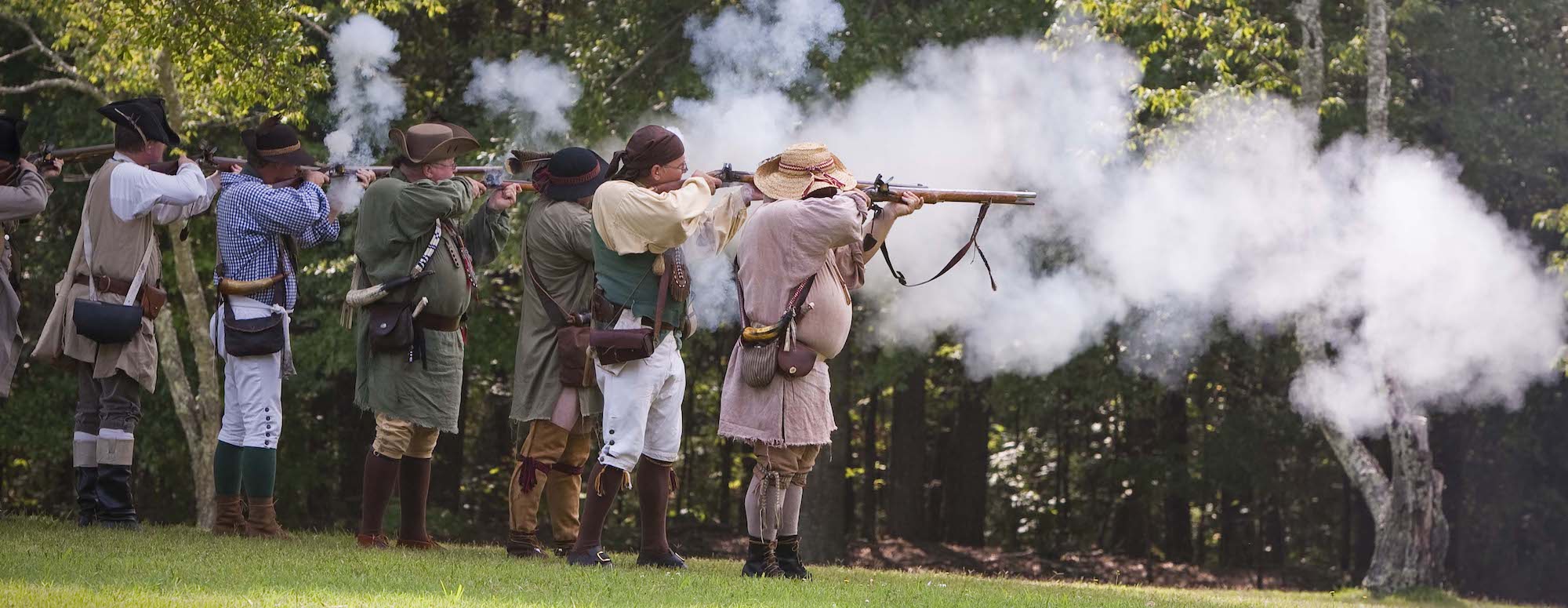 Firing of the Muskets at Cowpens National Battlefield